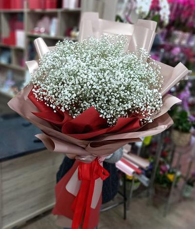 Букет цветов из: Гипсофила в Хучнях