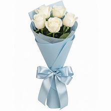 Букет 5 Белых роз Проуд #REPLACE_PRED# Хучнях
