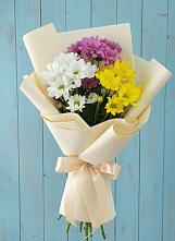 Букет цветов из:  Хризантемы в Хучнях