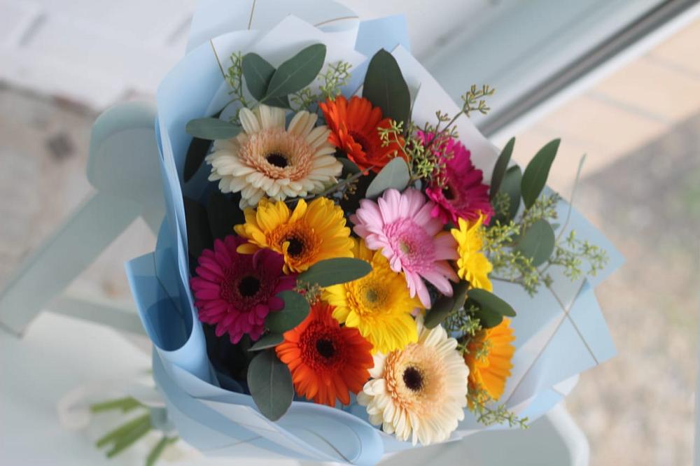 Букет цветов из: Герберы в Хучнях