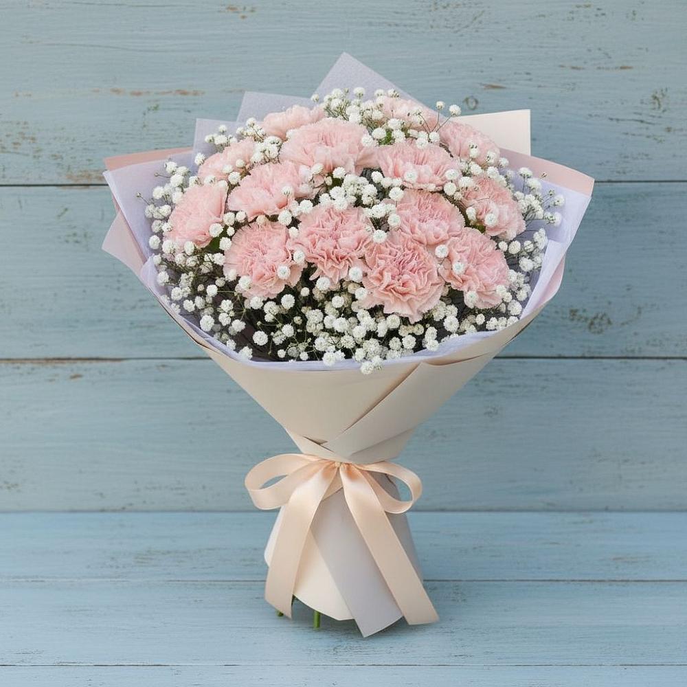 Букет цветов из: Гвоздики в Хучнях