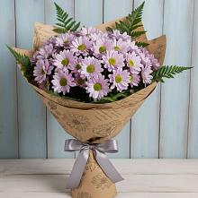 Букет цветов из:  Хризантемы #REPLACE_PRED# Хучнях