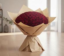 Букет 101 Красная роза в Хучнях