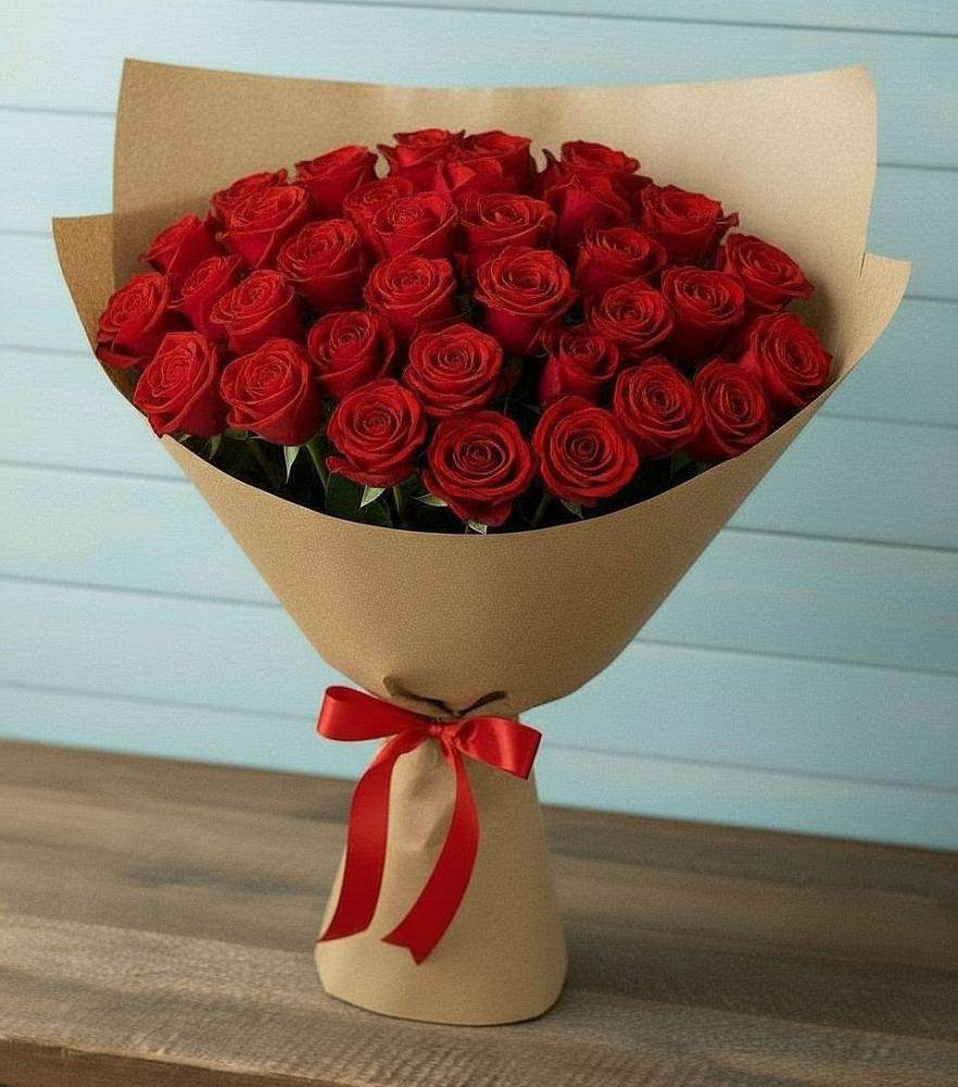 Букет Красные розы Милано в Хучнях