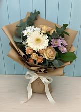 Букет цветов из:  Герберы и Хризантемы в Хучнях