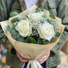 Букет Нежные грёзы в Хучнях Букет цветов из: Розы в Хучнях