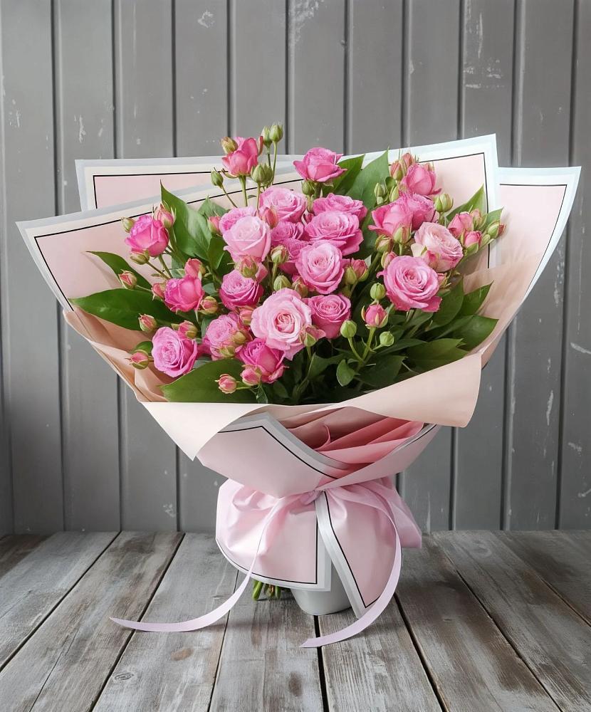 Букет Розовый кустик в Хучнях