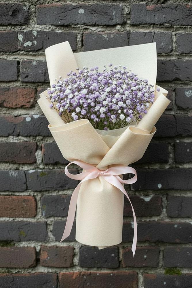 Букет цветов из: Гипсофила в Хучнях