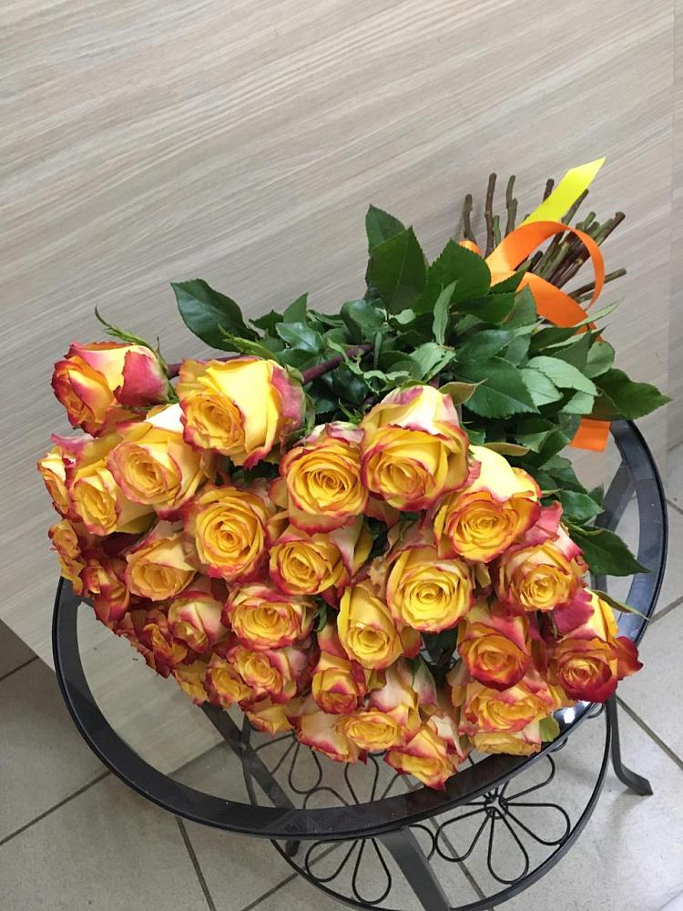 Букет Желтые розы в Хучнях