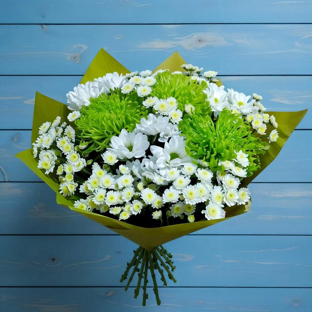 Букет цветов из: Хризантемы в Хучнях