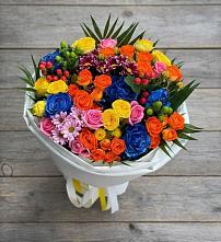 Букет цветов из:  Розы и Хризантемы в Хучнях