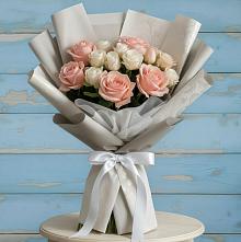 Букет цветов из:  Розы #REPLACE_PRED# Хучнях