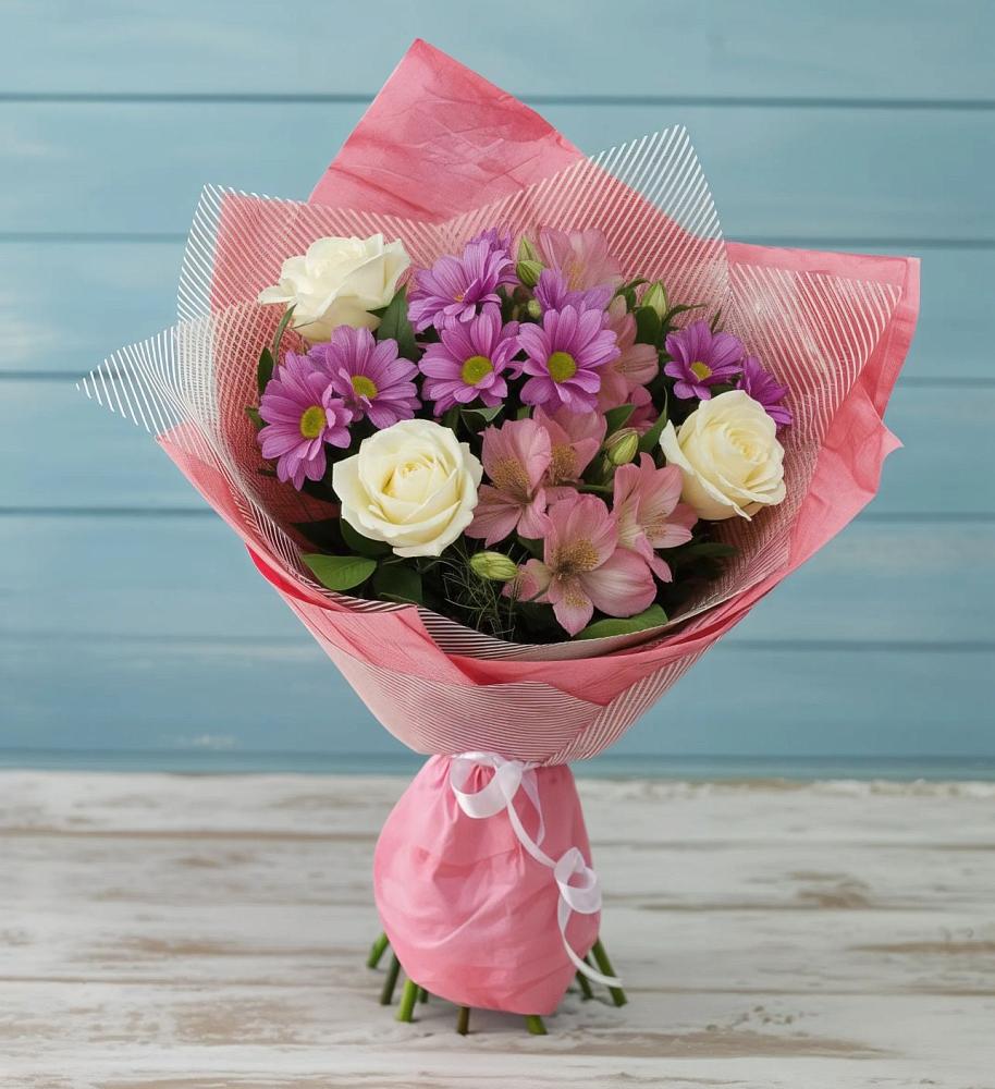 Букет цветов из: Герберы в Хучнях