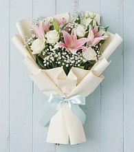 Букет цветов из:  Лилии в Хучнях